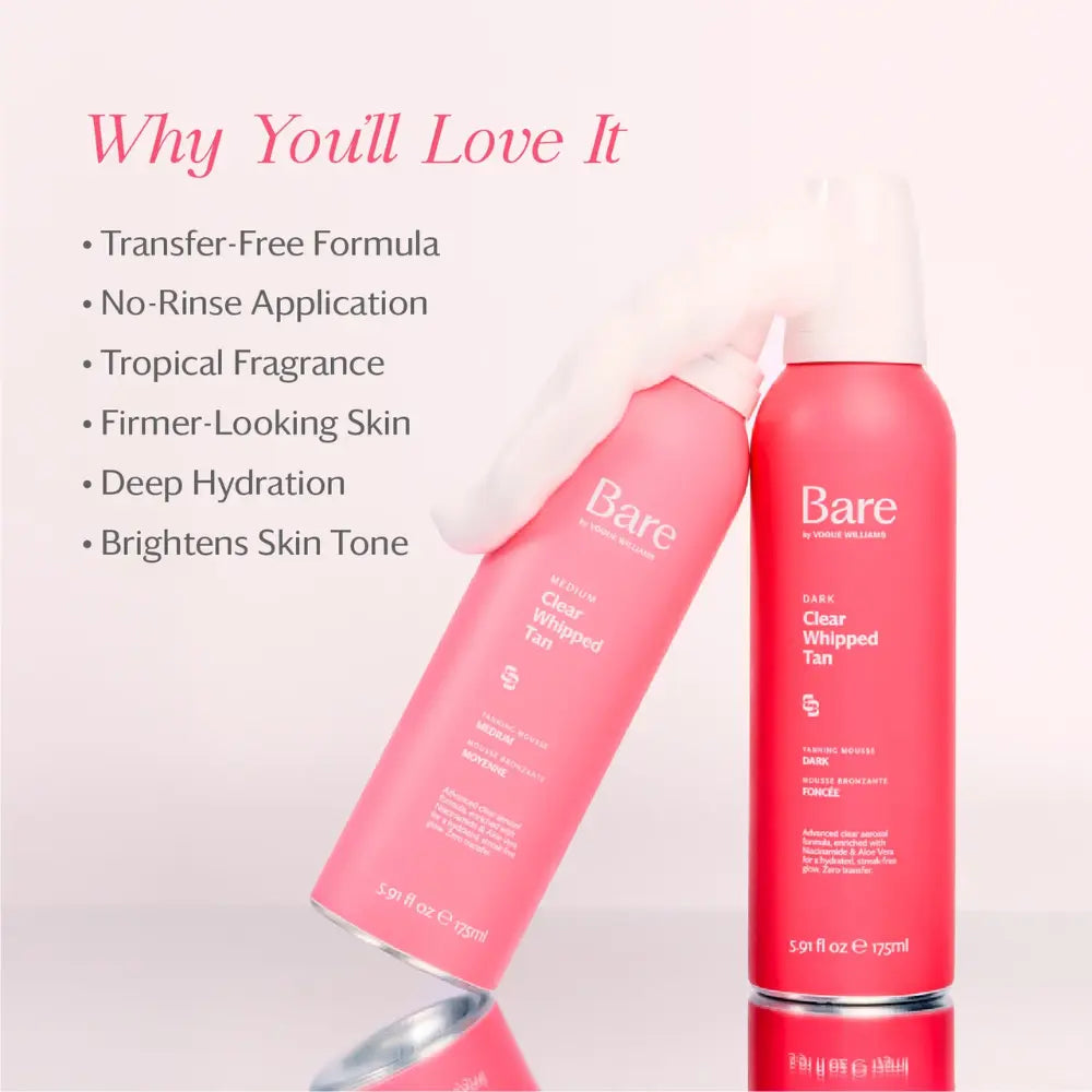 BARE by Vogue Clear Whipped Tan - Medium