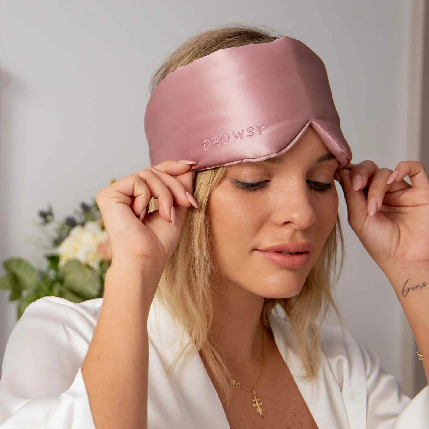 Drowsy Damask Rose Sleep Mask