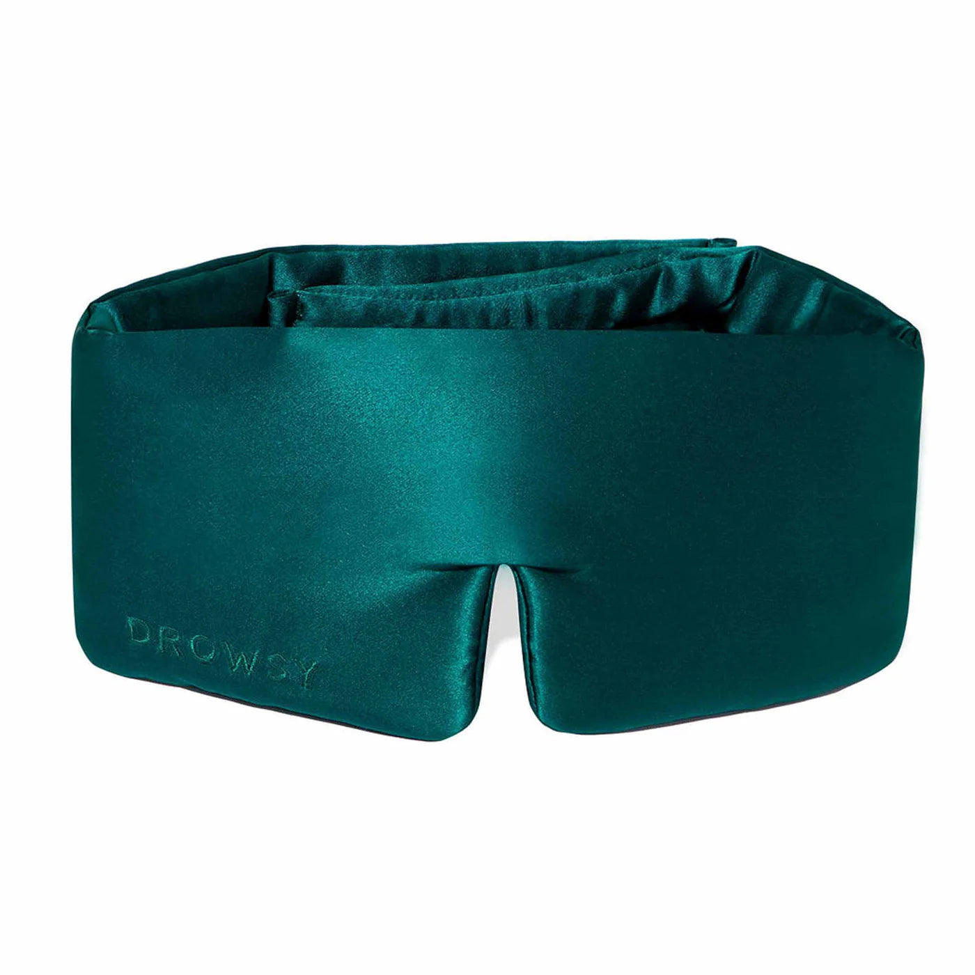 Drowsy Green Sapphire Silk Sleep Mask