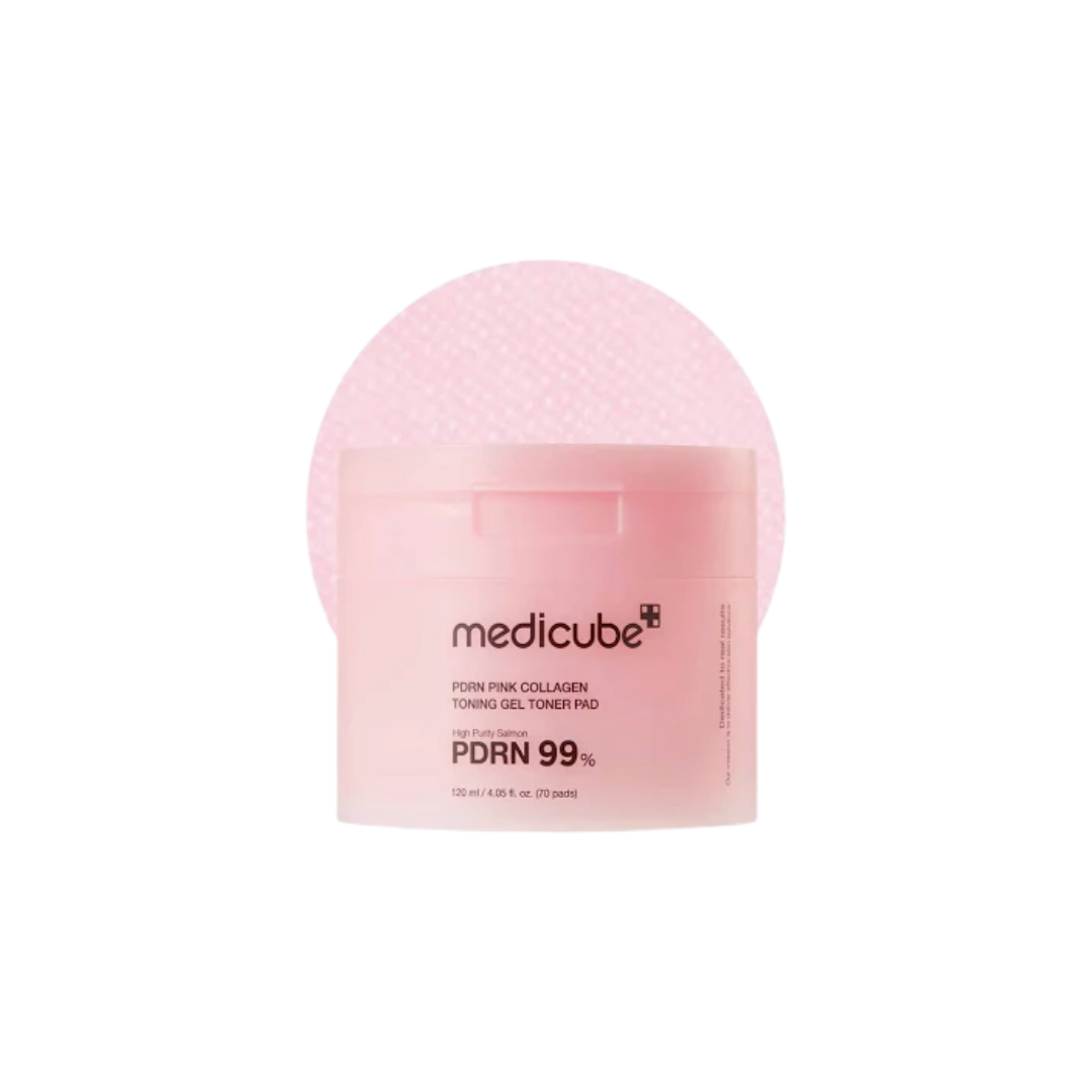 Medicube PDRN Pink Collagen Toning Gel Toner Pad
