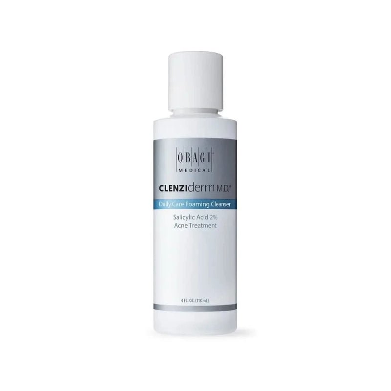 Obagi CLENZIderm M.D. 2 percent salicylic acid foaming cleanser bottle