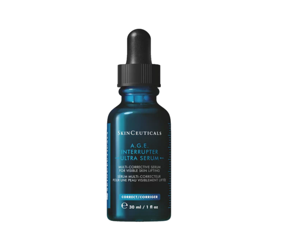 SkinCeuticals AGE Interrupter Ultra Serum bottle on a white background
